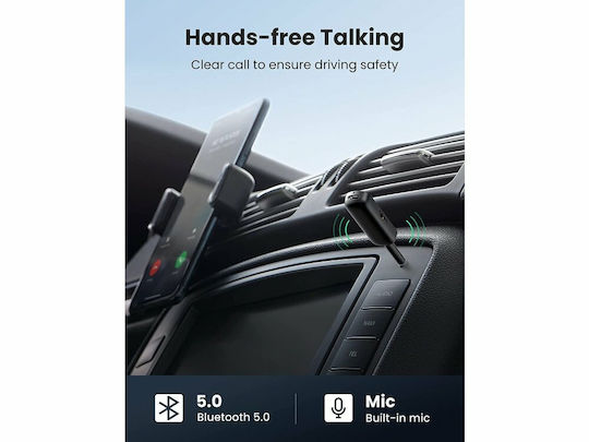 Ugreen CM403 Bluetooth 5.0 Empfänger / Sender mit Olivenerntestangen-Ausgang 3,5 mm Klinke