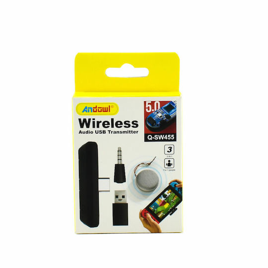 Andowl Bluetooth 5.0 Bluetooth-Empfänger / Sender mit USB-Ausgangsschnittstelle