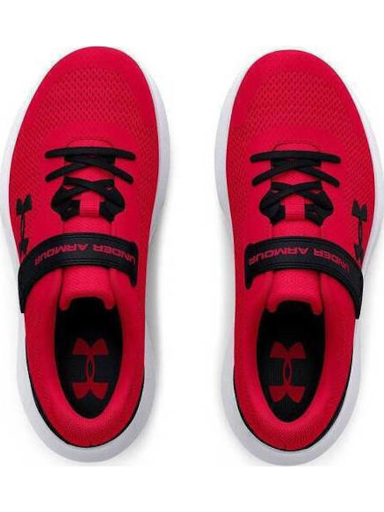 Surge 3 Kids Sports Shoes Running with Hoop & Loop Closure Red