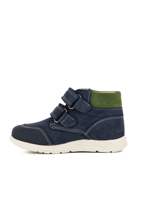 Pablosky Kids Boots with Hoop & Loop Closure Navy Blue