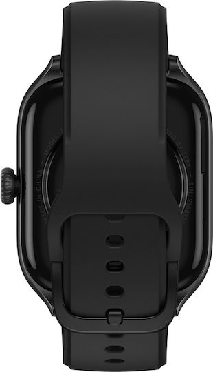 Amazfit GTS 4 Aluminium 43mm Wasserdicht Smartwatch mit Pulsmesser (Infinite Black)
