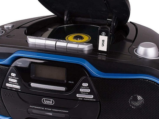 Trevi CMP 574 Sistem Portabil Audio Cu CD MP3 USB Albastru