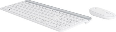 Logitech MK470 Fără fir Set tastatură și mouse Alb