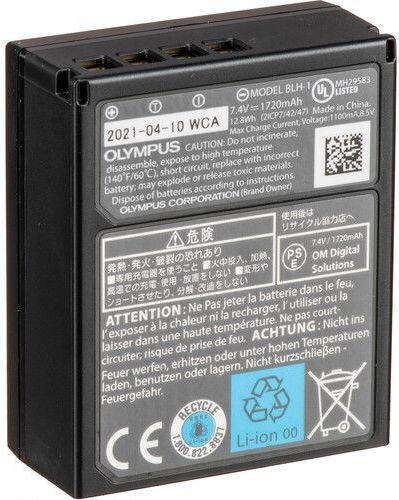 Olympus Kamera Batterie BLH-1 V6200780J000 V6200780E000 Lithium-Ionen (Li-Ion)