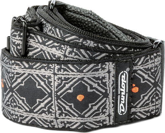 Dunlop Jacquard Strap Strap for Guitar Black