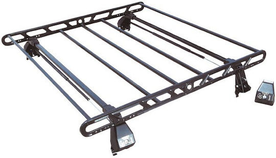 Hermes SGS1 Metallic Car Roof Rack for Toyota Prius+ 5D (Set with Legs and Locks)