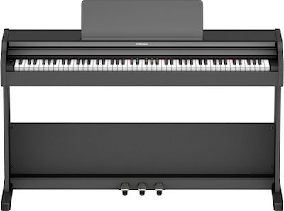Roland Ηλεκτρικό Όρθιο Πιάνο RP107-BKX με 88 Βαρυκεντρισμένα Πλήκτρα Ενσωματωμένα Ηχεία και Σύνδεση με Ακουστικά και Υπολογιστή Black