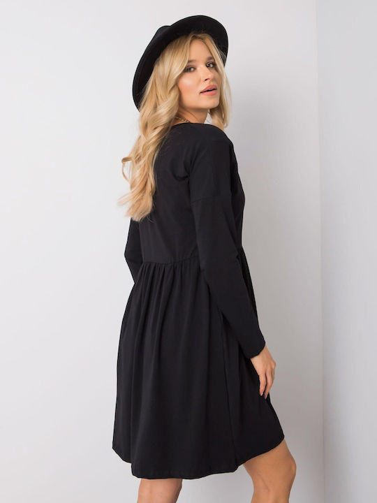 Rue Paris Mini Dress Black