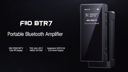 Fiio BTR7 Type-C Portable Digital Bluetooth Headphone Amplifier 4 Channels with DAC USB and Jack 3.5mm