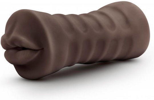 Blush Hot Chocolate Heather Chocolate Vibrating Masturbator Masturbator BL-73526 1buc