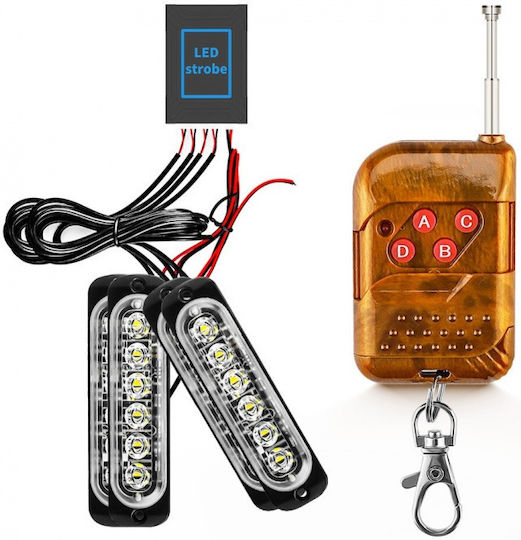 Car Signaling Bar LED 12 / 24V with Orange Lighting