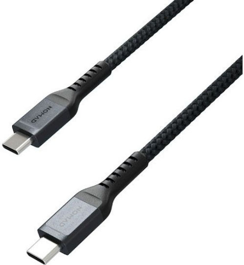 Nomad Kevlar Braided USB 2.0 Cable USB-C Male - USB-C PD Black 1.5m NM01914000