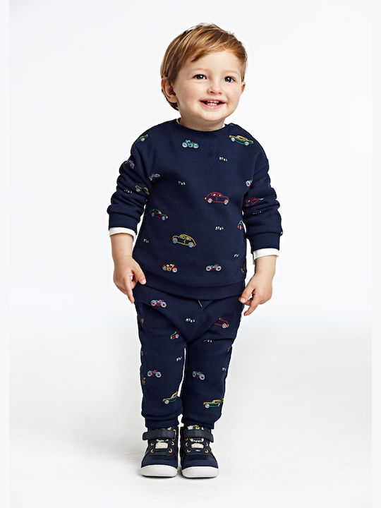 Mayoral Kids Sweatpants Navy Blue 2pcs