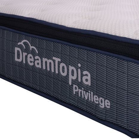 HomeMarkt Dreamtopia Privilege Single Anatomic Saltea Față-verso 90x190x29cm cu Suprapozabil