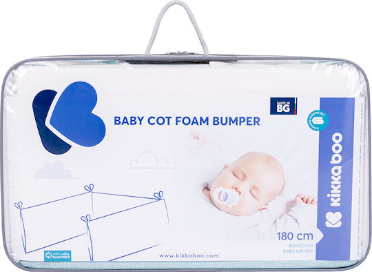 Kikka Boo Cat Lovely Day Crib Bumpers Classic Inside Light Blue 35x180cm