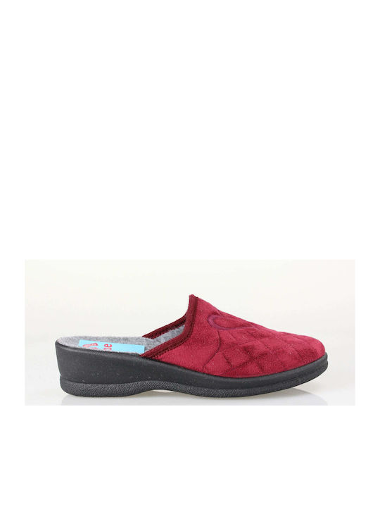 FAME Women's Slipper In Burgundy Colour