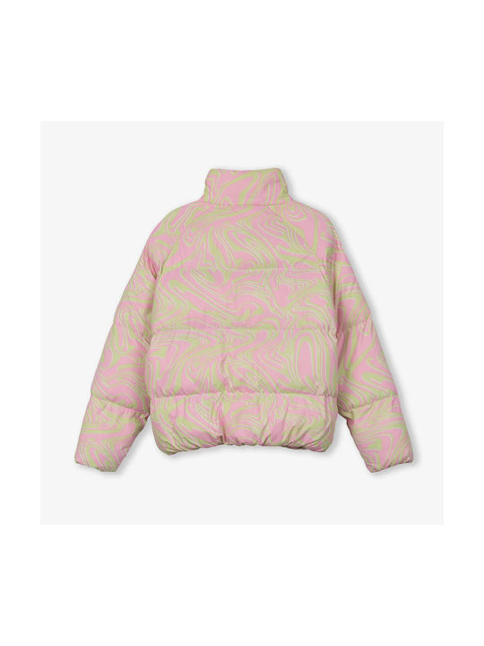 Tiffosi Kids Quilted Jacket short Pink