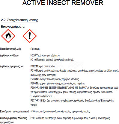AutoGlym Acrtive Insect Remover Șampon Auto Spumă Activă 500ml