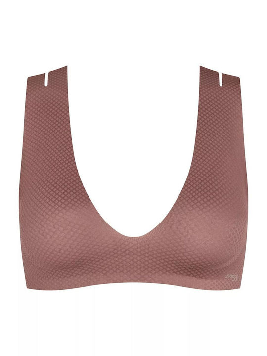 Sloggi Zero Feel Flow Women's Bralette Bra Brown