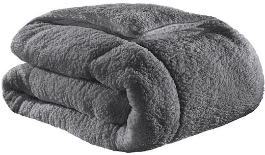Guy Laroche Комбинирано одеяло с Пълнеж Hollowfiber Куинсайз 220x240бр Mouton Антрацит 640 г/м²Gsm