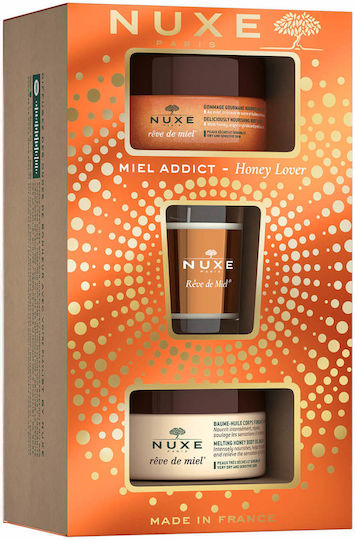 Nuxe Reve de Miel Honey Lover Hautpflegeset für Feuchtigkeitsspendend 3Stück