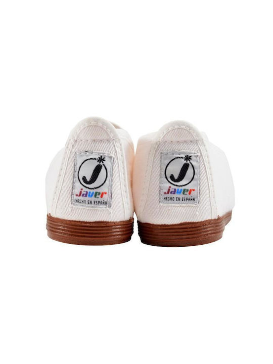 55 Women's Canvas Slip-Ons White