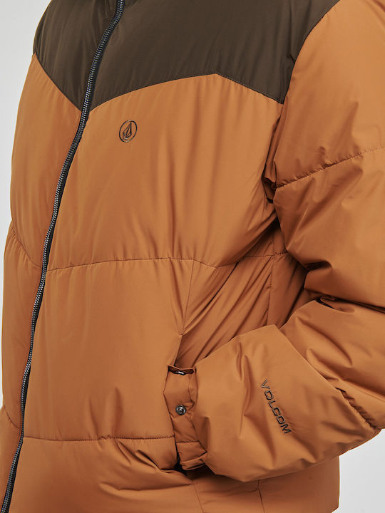 Goldsmooth Χειμωνιάτικο Μπουφάν Puffer Mocha