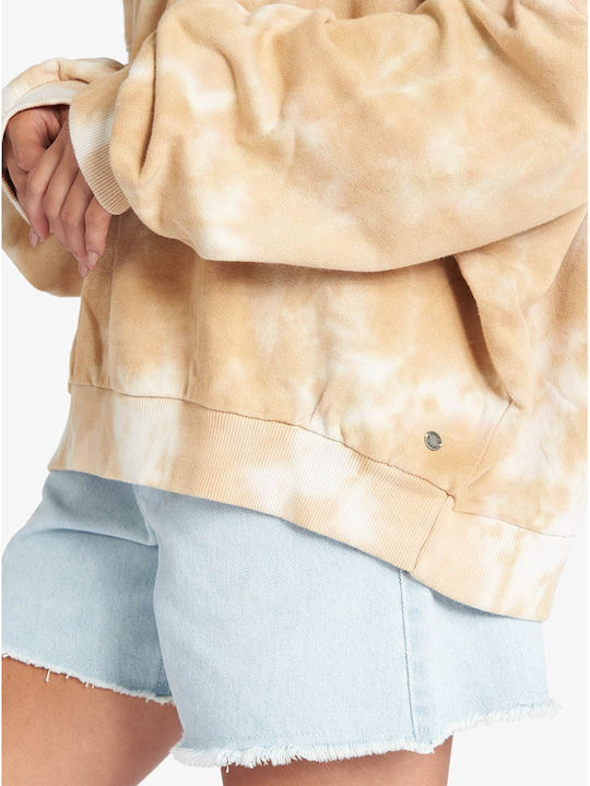 Bright Sunshine Long Women's Sweatshirt Beige