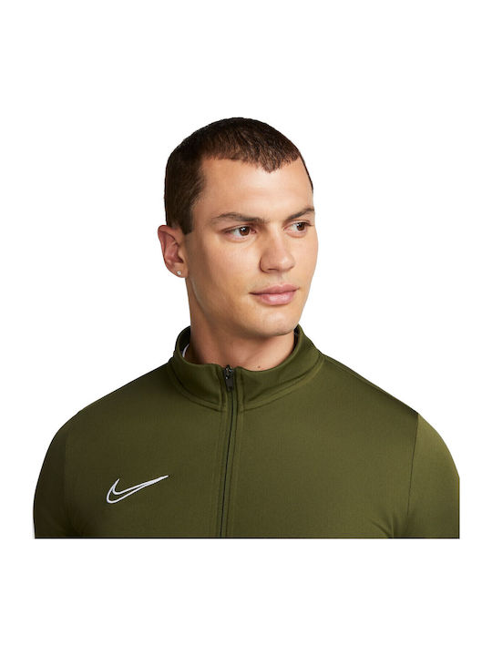 Academy 21 Ποδοσφαιρικό Σετ Φόρμας Dri-Fit Γυαλιστερό με Λάστιχο Χακί