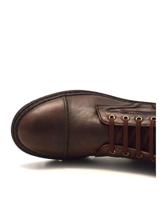 Leather Brown Men's Boots Anatomical