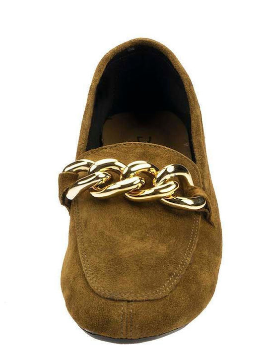Women's Loafers in Brown Color