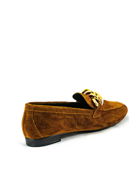 Women's Loafers in Brown Color