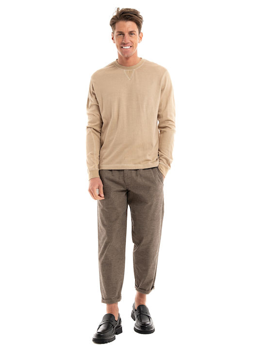 Gabba Langarm-Pullover Beige