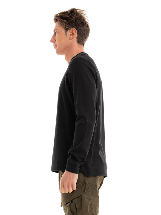 Gabba Herren Langarm-Pullover Schwarz