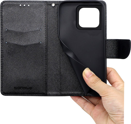 Sonique Trend Wallet Δερματίνης Μαύρο (OnePlus 10 Pro)