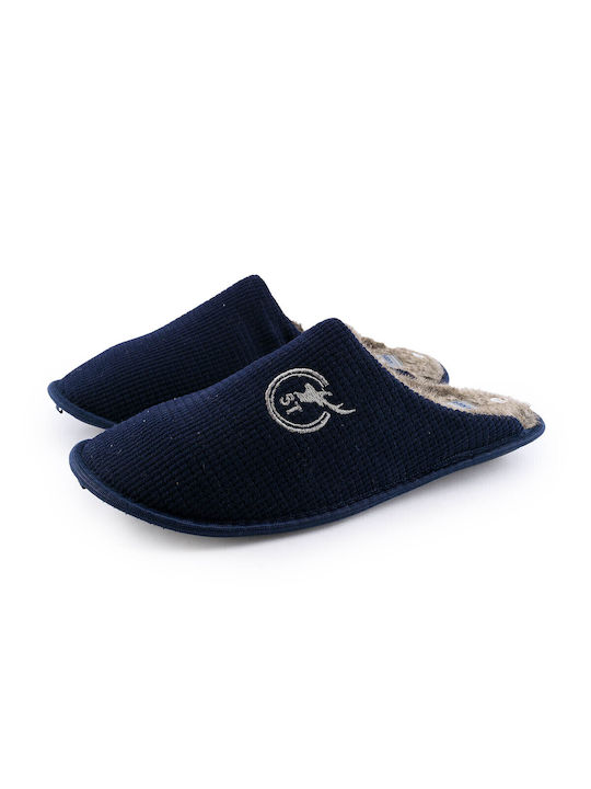 B-Soft Men's Slipper Blue