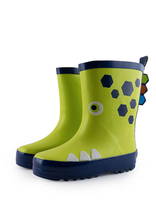 Love4shoes Kids Wellies Green