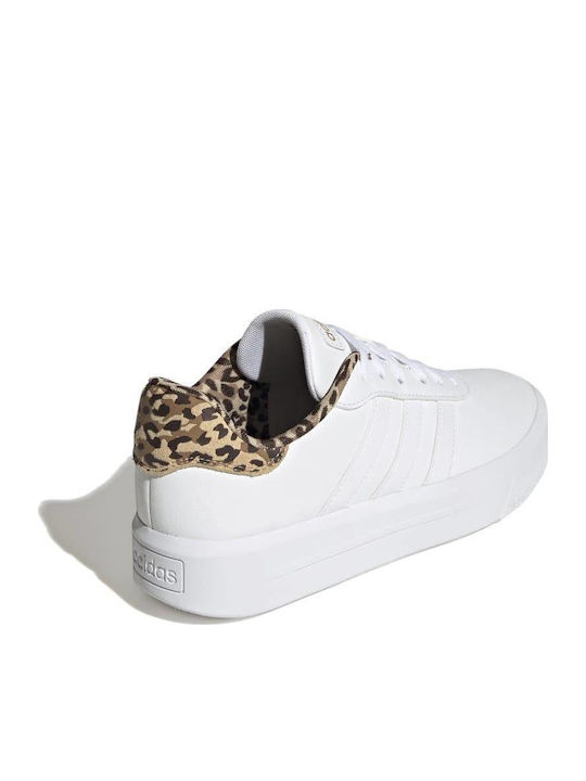 Tennis Platform Court Дамски Маратонки Cloud White / Gold Metallic