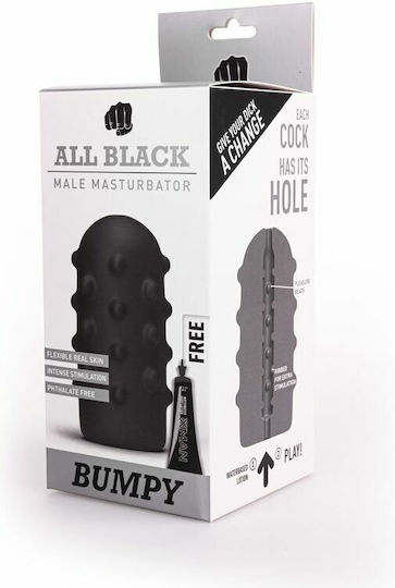 All Black Bumpy Masturbator Masturbator Black