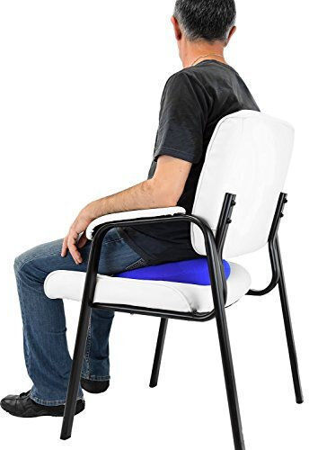 SuperOrtho Orthopädisches Kissen Sitz mit Loch in Schwarz Farbe FG743BLACK