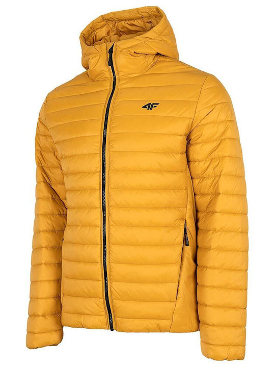 4F Men's Winter Puffer Jacket Yellow