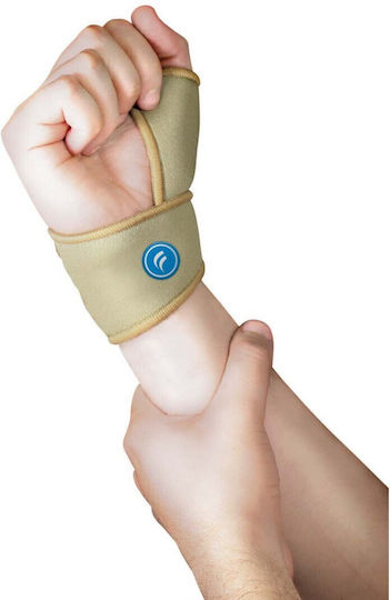 Ortholand FT/011-024 Wrist Brace with Thumb & Strap Left in Beige Color