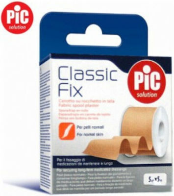 PiC Solution Classic Fix Din material textil Bandă de bandajare 5cm x 5m