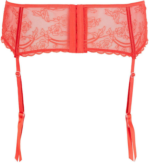 Cottelli Collection Suspender Belt Ζαρτιέρες Κόκκινες