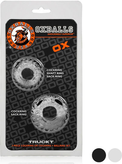 Oxballs TruckT Set Cock Rings Schwanz Schwarz 2Stück