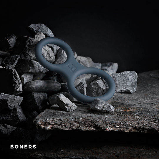 Boners Ball Stretcher Silicone Cock Ring And Ball Stretcher