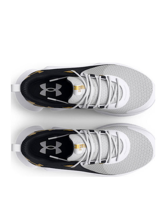 Flow Futr X 2 Low Basketball Shoes White / Black / Metallic Gold