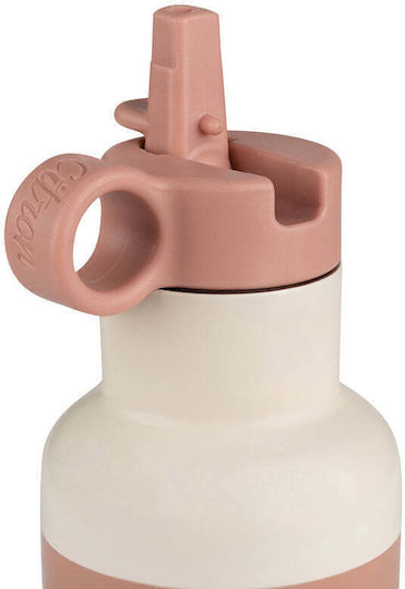 Citron Unicorn Kids Water Bottle Thermos Unicorn Stainless Steel with Straw Non Spill Pink 350ml