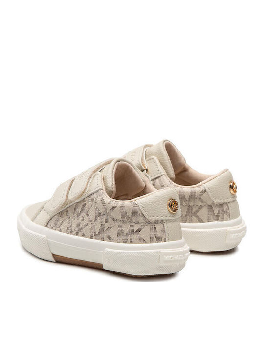 Kids Sneakers with Scratch Beige