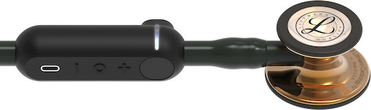 3M Core Digital Cardiology Adults Non Chill Double Head Stethoscope Black
